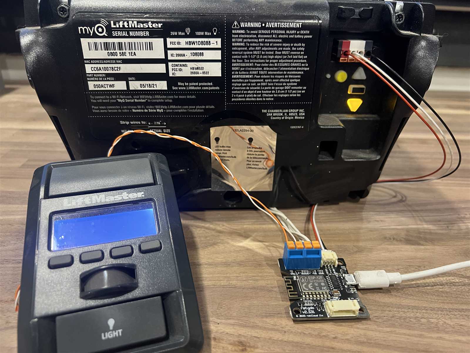 chamberlain wiring diagram