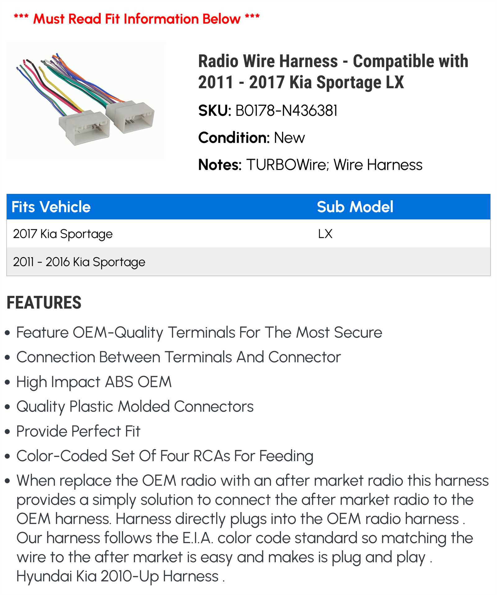 color code kia radio color wiring diagram