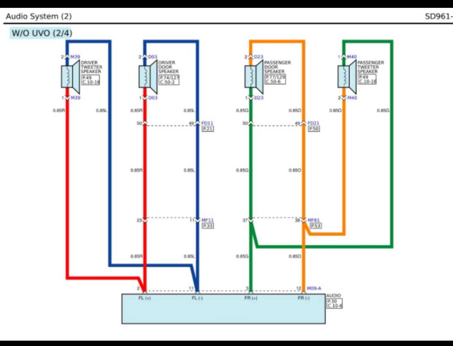 component speaker wiring diagram