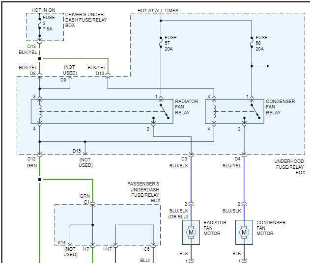 cooling and radiator specialist wiring diagram