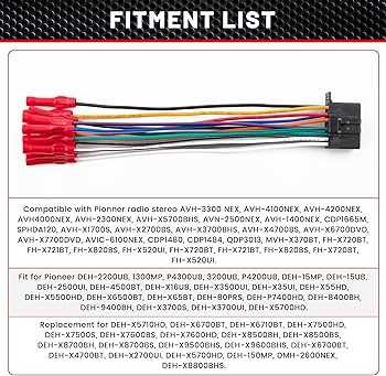 deh x6600bt wiring diagram