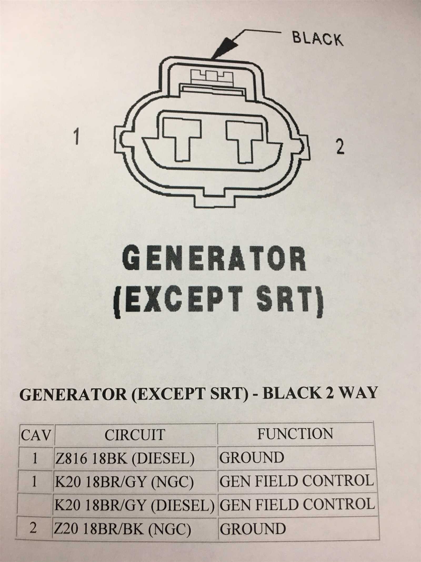 dodge cummins alternator wiring diagram