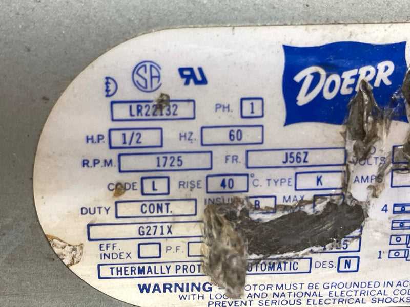 doerr motor lr22132 wiring diagram