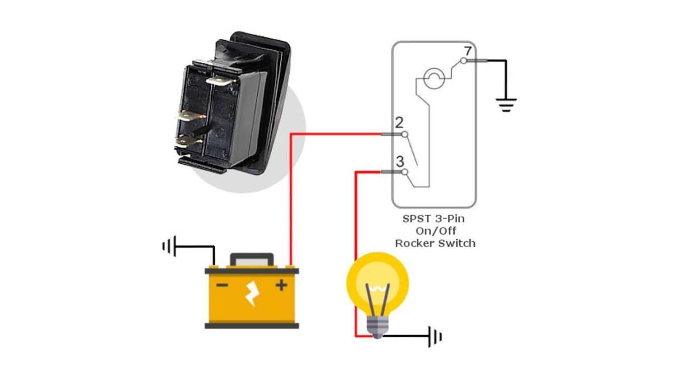 dorman rocker switch wiring diagram