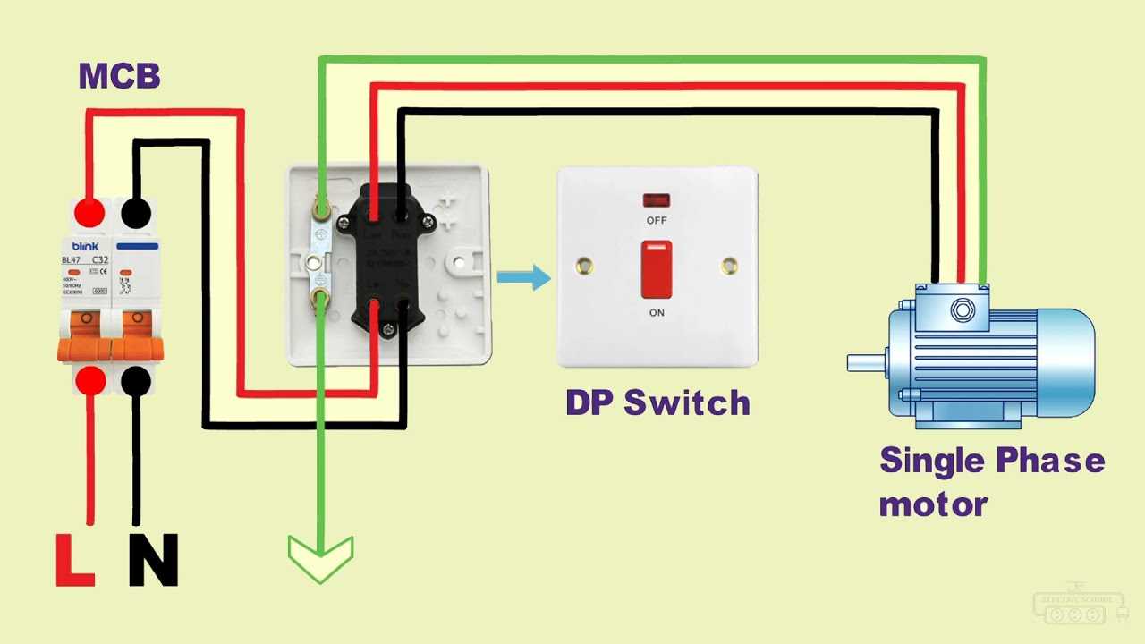 dual pole switch wiring diagram