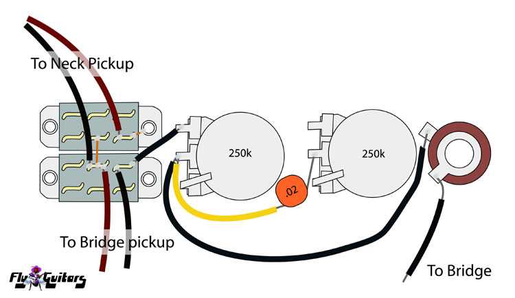 electric bass wiring diagram