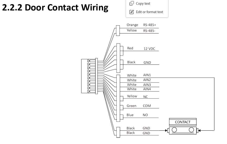 electric strike wiring diagram