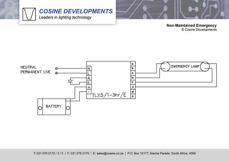 emergency ballast wiring diagram