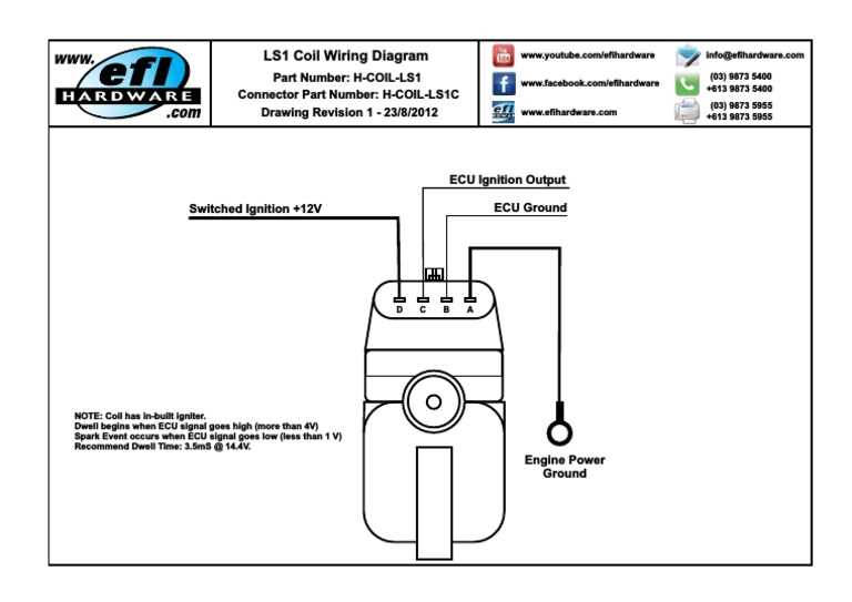 engine coil wiring diagram