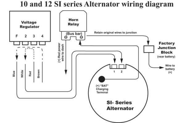 external regulator alternator wiring diagram