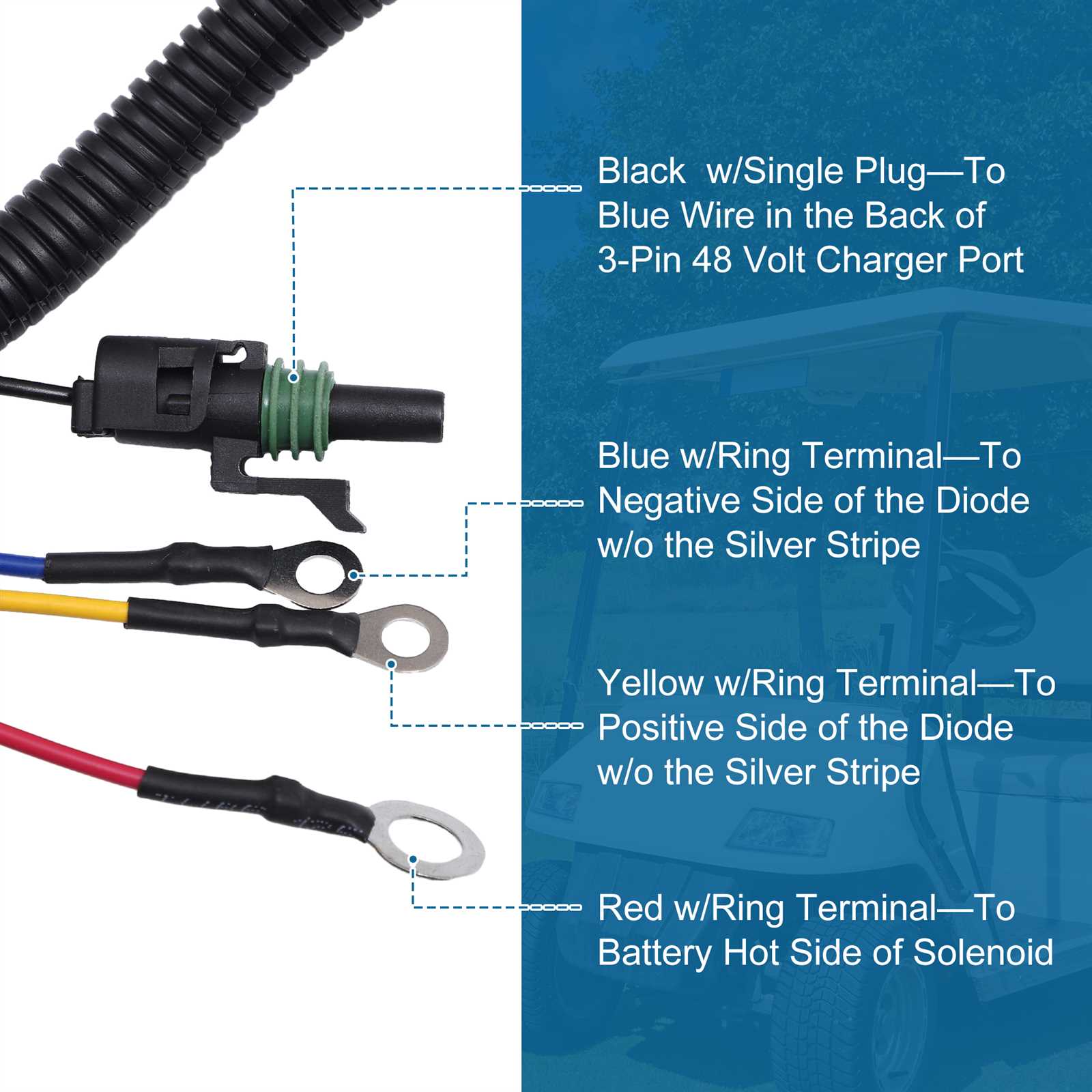 ezgo txt charging port wiring diagram