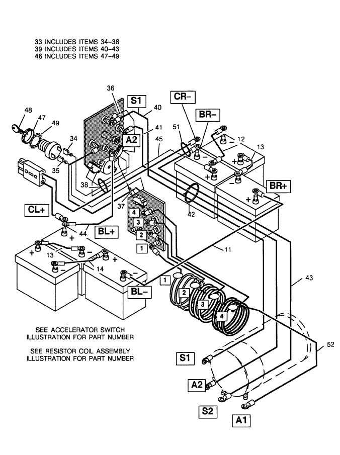 ezgo wiring diagram 48 volt