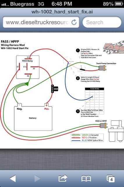 fass fuel system 5.9 cummins wiring diagram