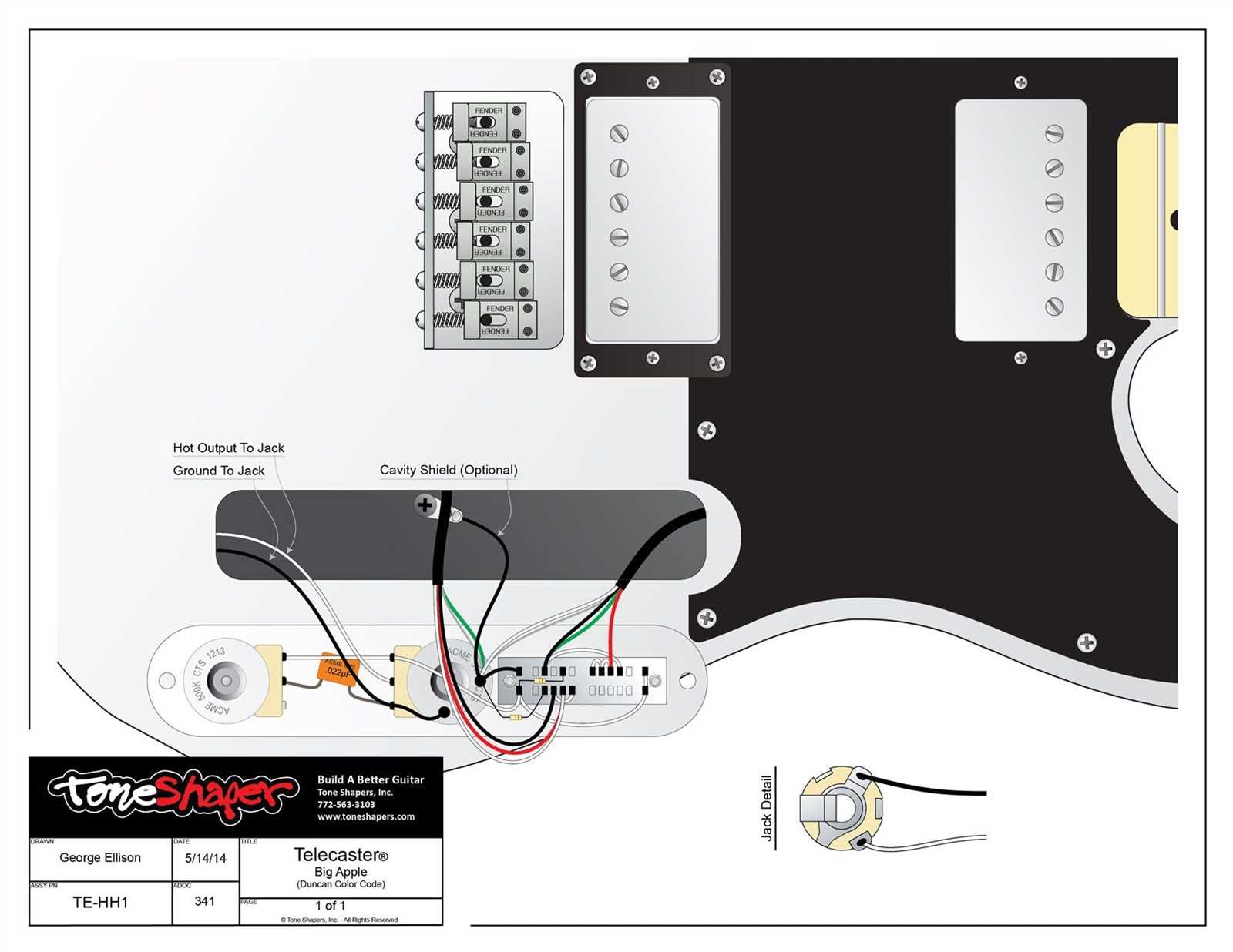 fender telecaster wiring diagrams