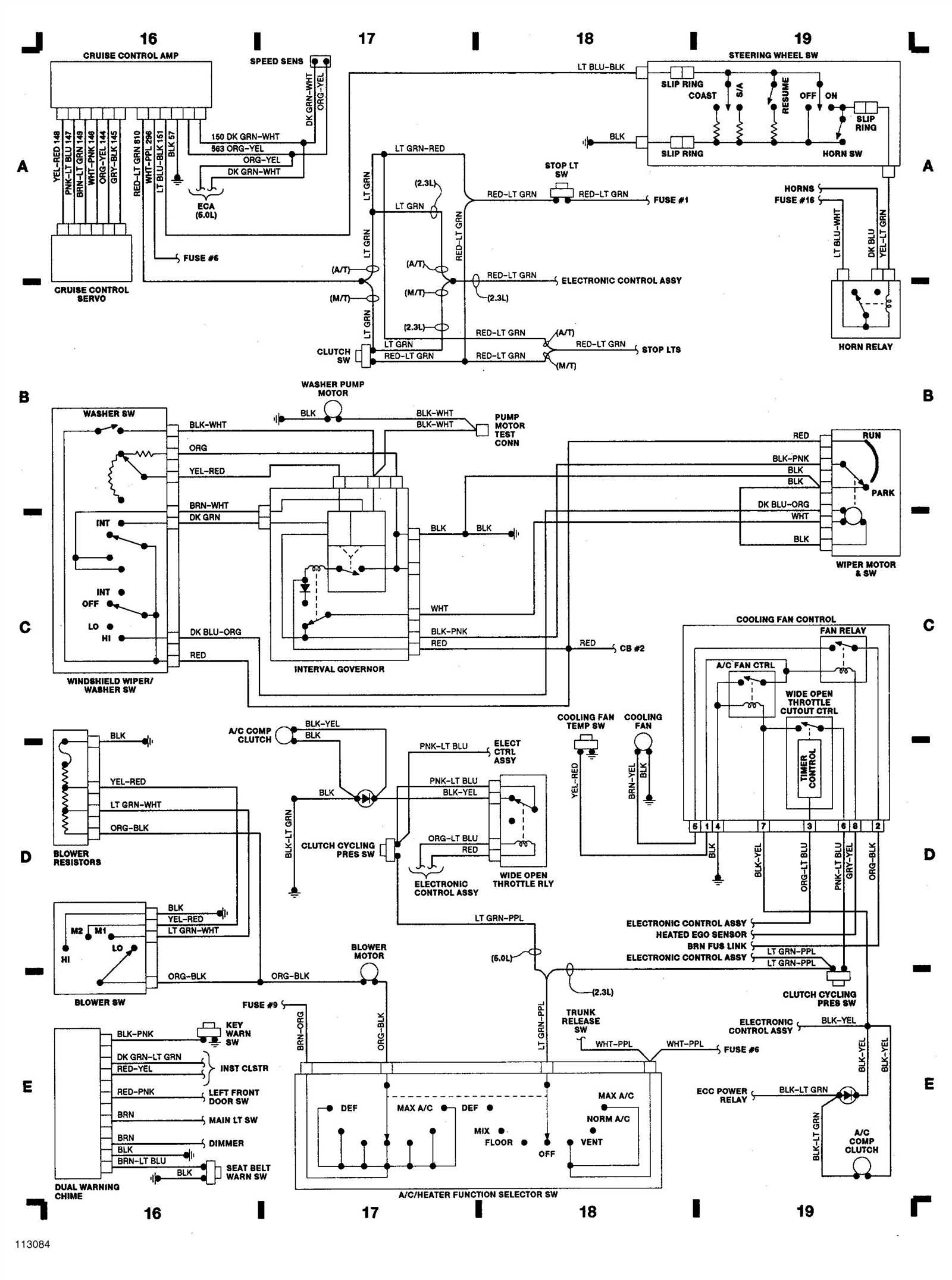 ford mustang wiring diagram