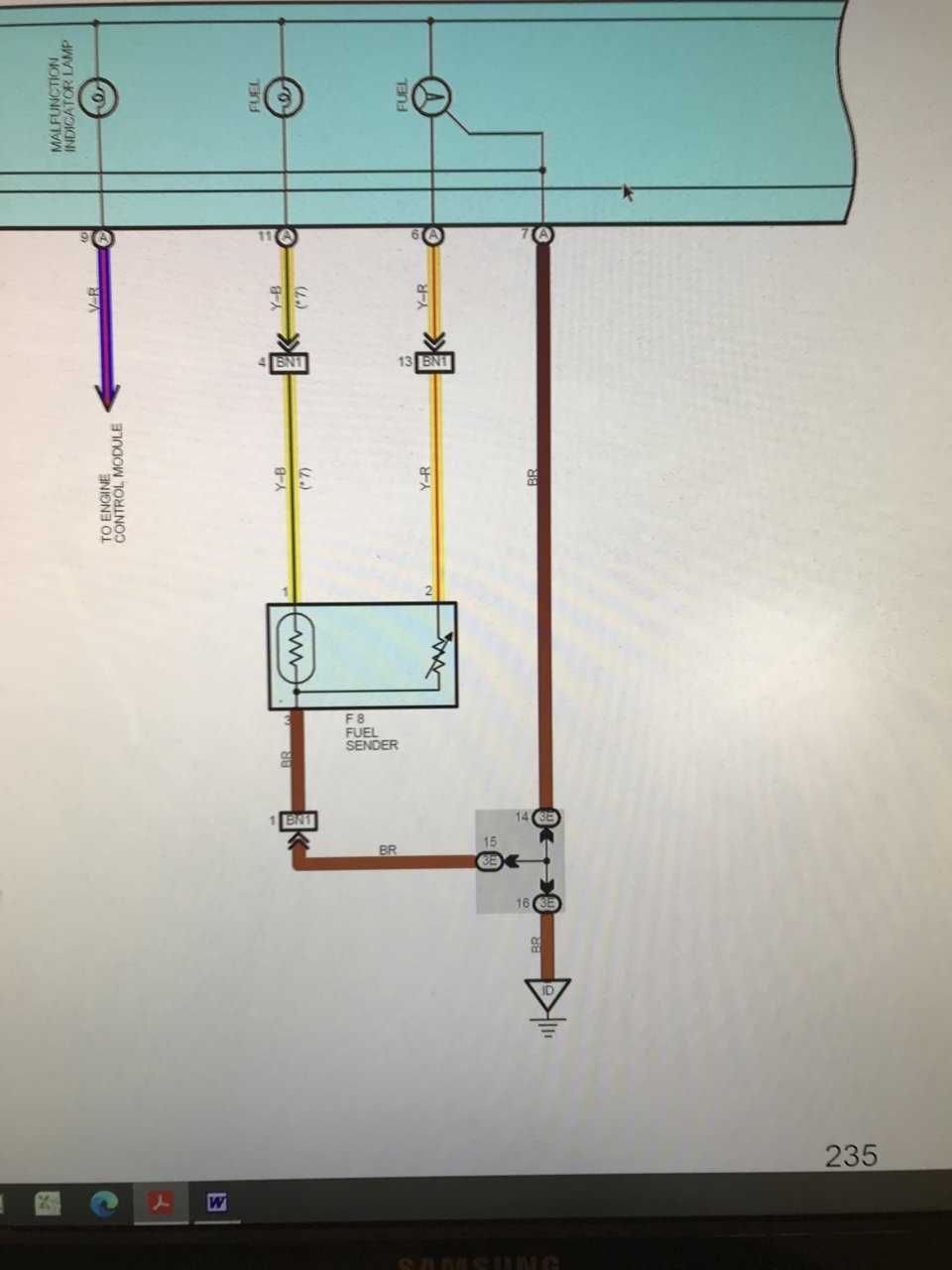 fuel gauge wiring diagram