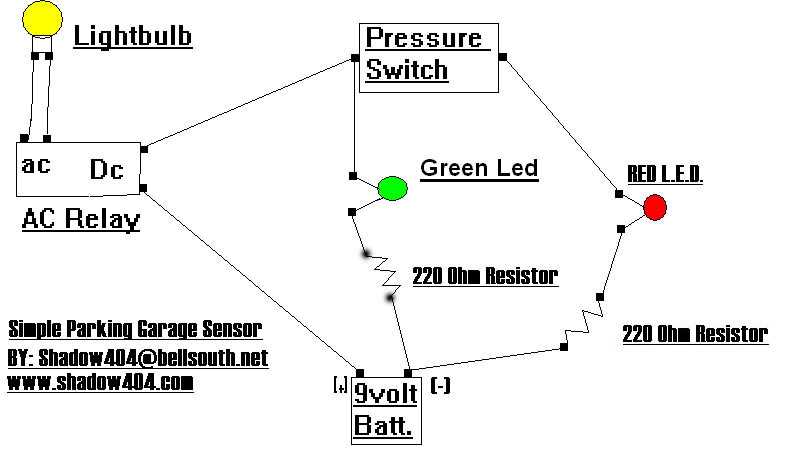 garage door sensors wiring diagram