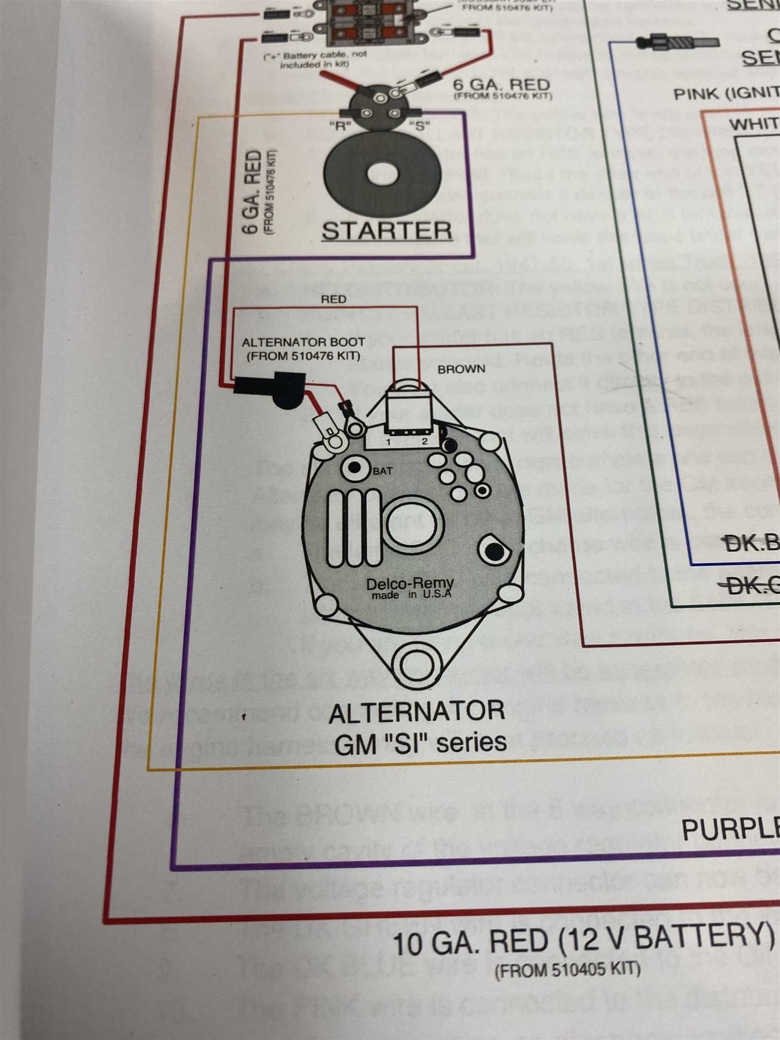 gm 4 pin alternator wiring diagram