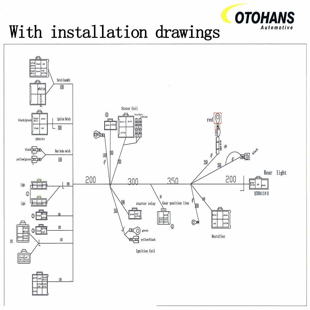 gy6 150cc wiring harness diagram