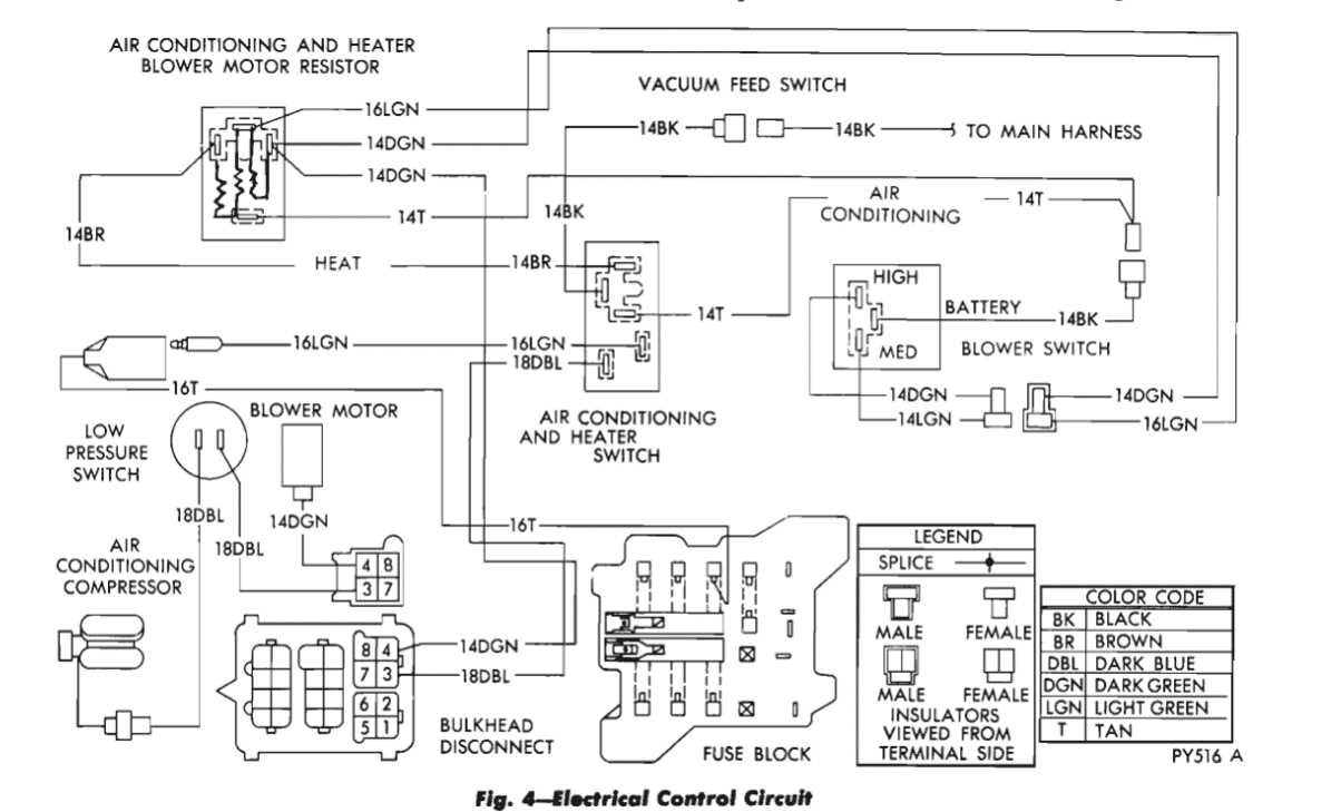 heater blower motor wiring diagram