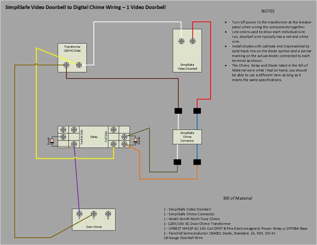 heath zenith doorbell wiring diagram