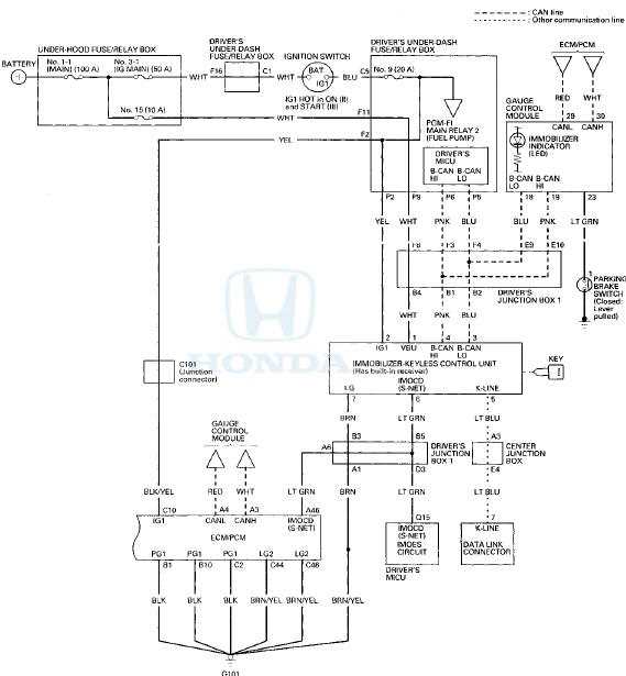 honda accord wiring diagram