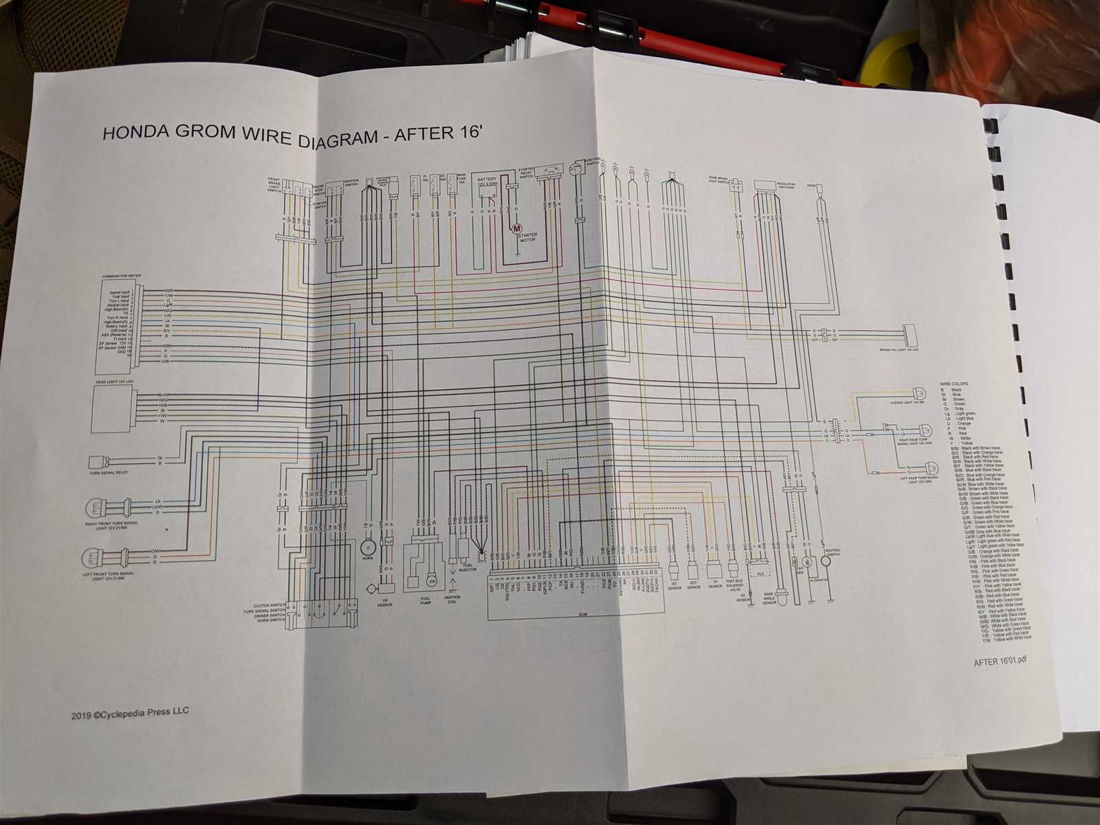 honda grom ignition wiring diagram