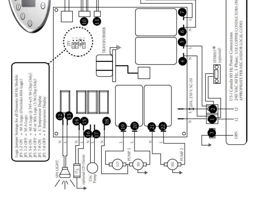 hot tub wiring diagram