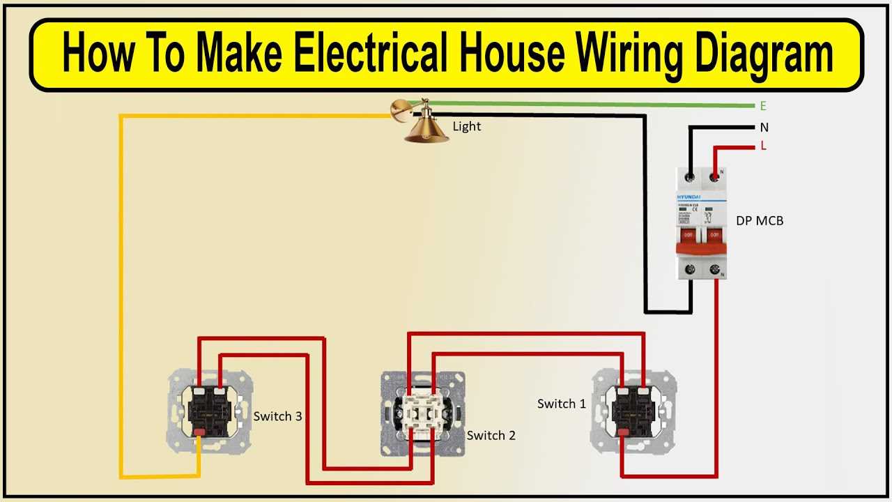 house wiring light switch diagram