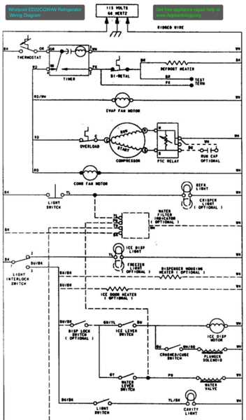 ice maker wiring diagram