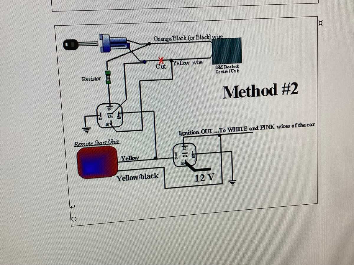 ignition switch wiring passlock bypass diagram