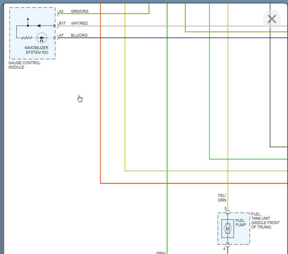 immobilizer wiring diagram