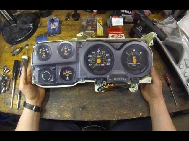 instrument panel 73 87 chevy truck instrument cluster wiring diagram