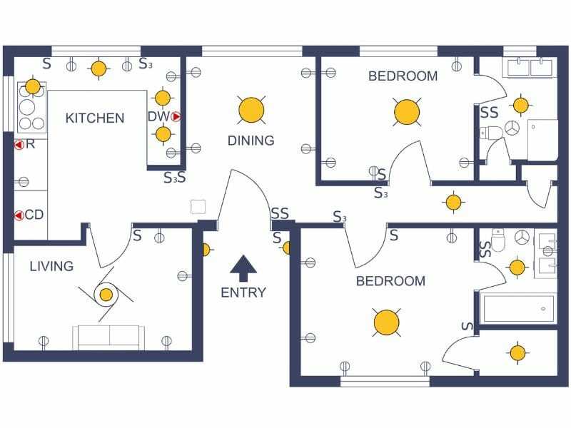 kitchen electrical wiring diagram