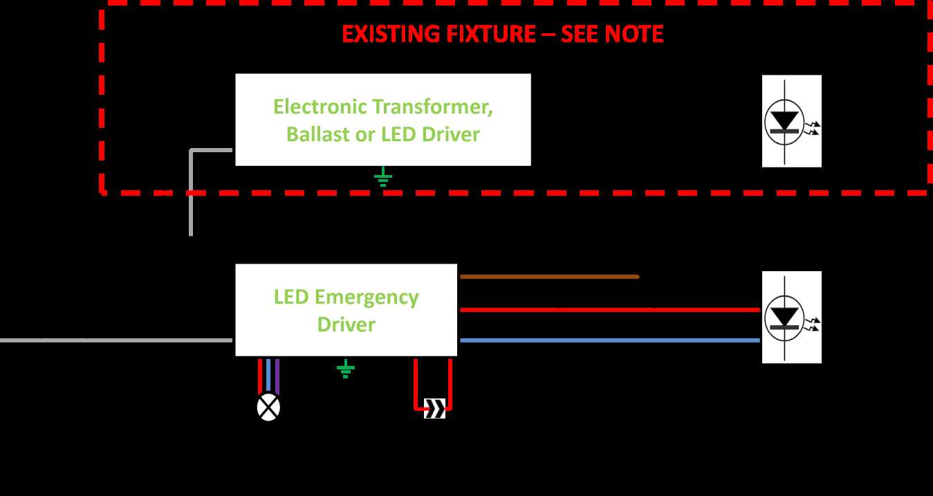 led lighting wiring diagram