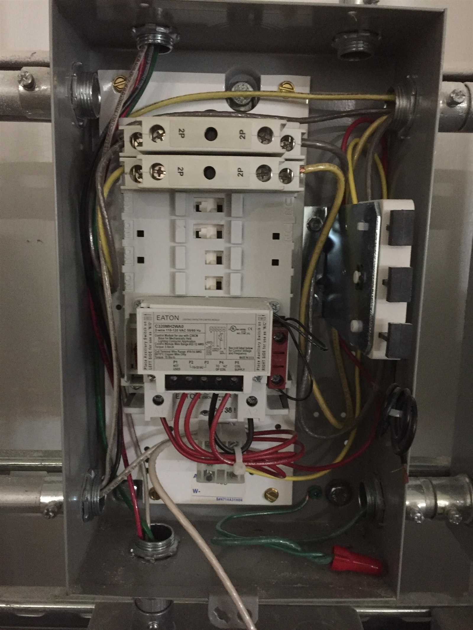 lighting contactor wiring diagram