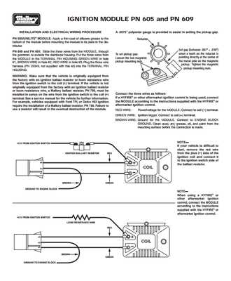 mallory unilite distributor wiring diagram