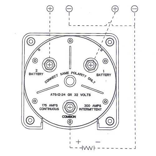 marine dual battery switch wiring diagram