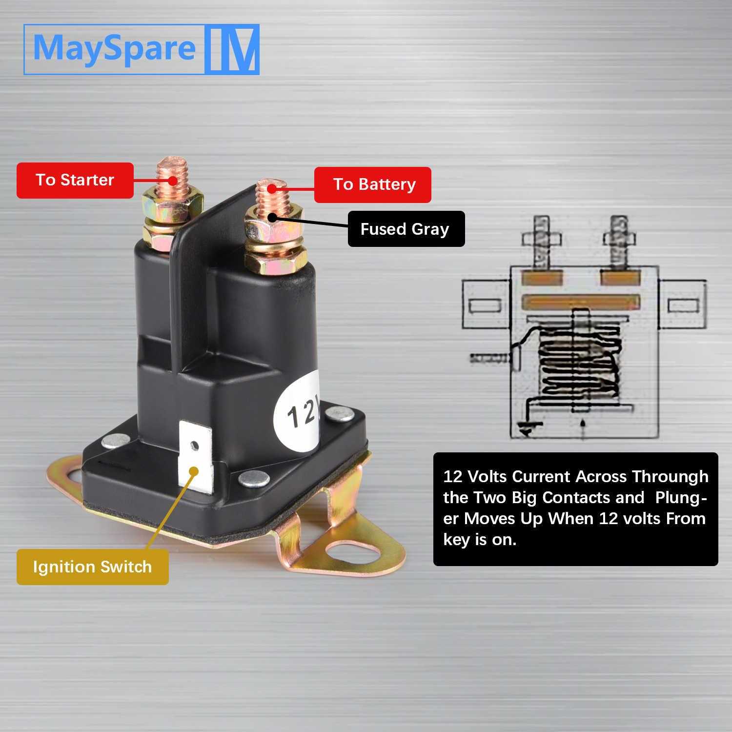 mercruiser starter solenoid wiring diagram