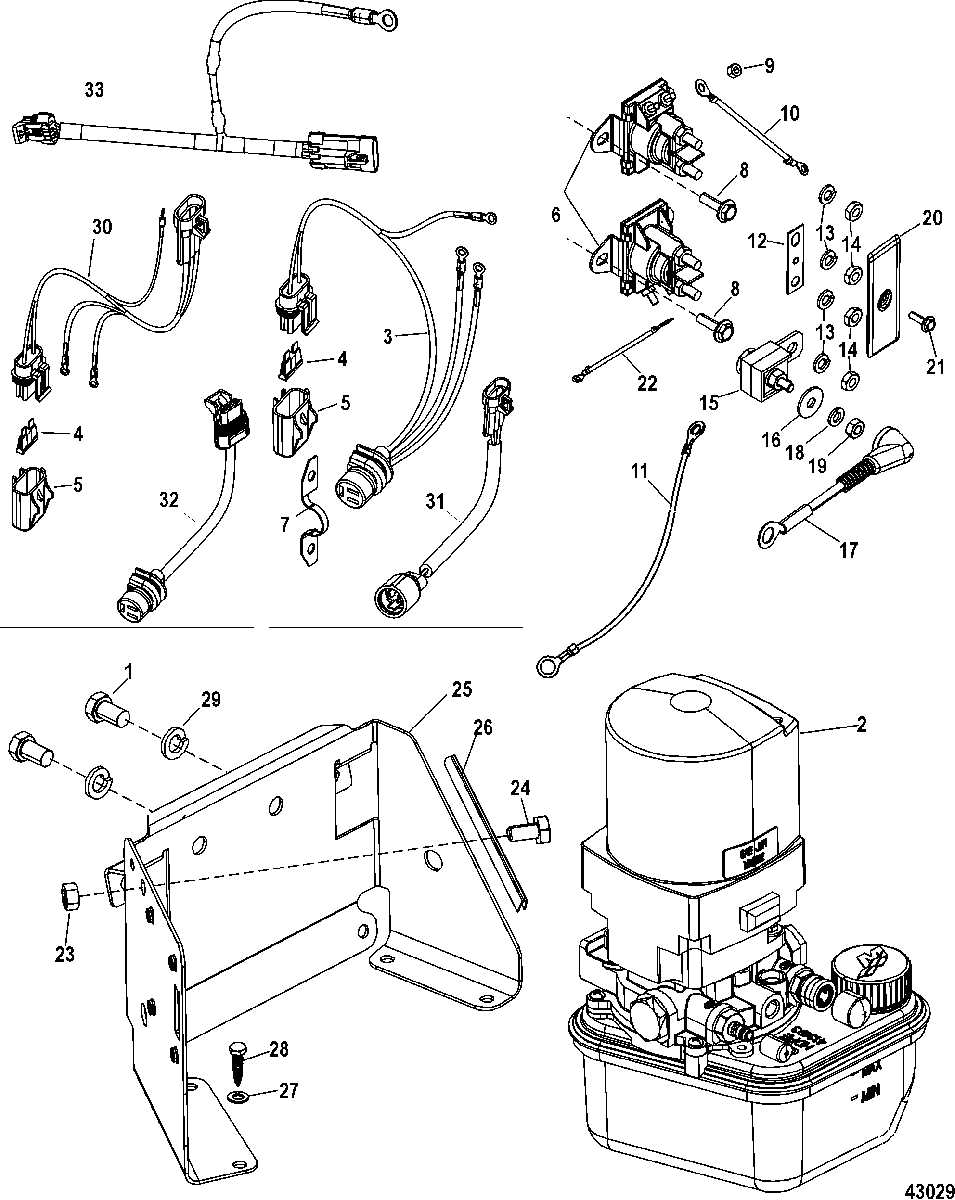 mercruiser trim solenoid wiring diagram