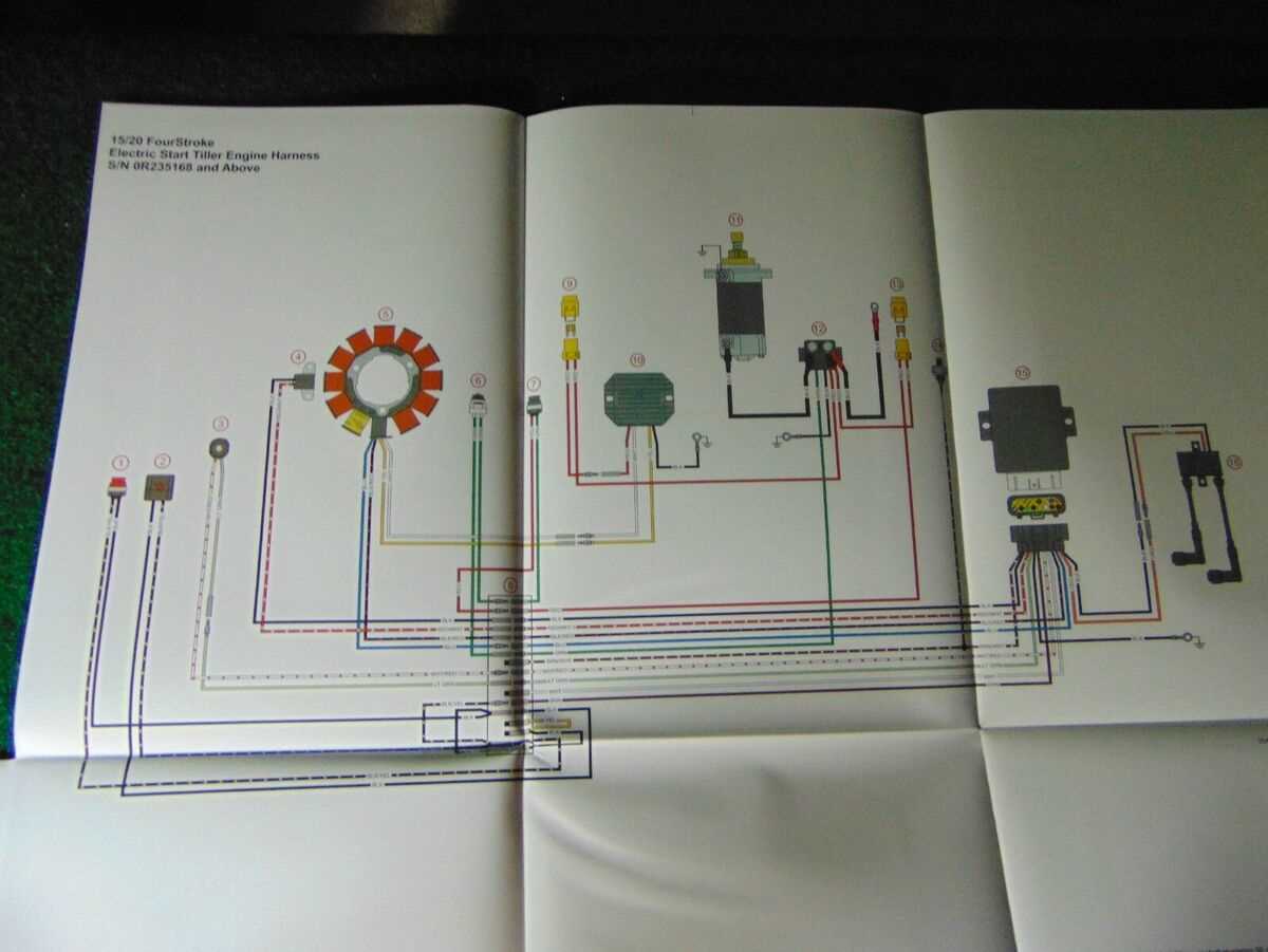 mercury outboard starter wiring diagram