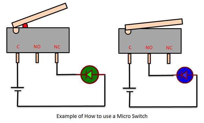 micro switch wiring diagram