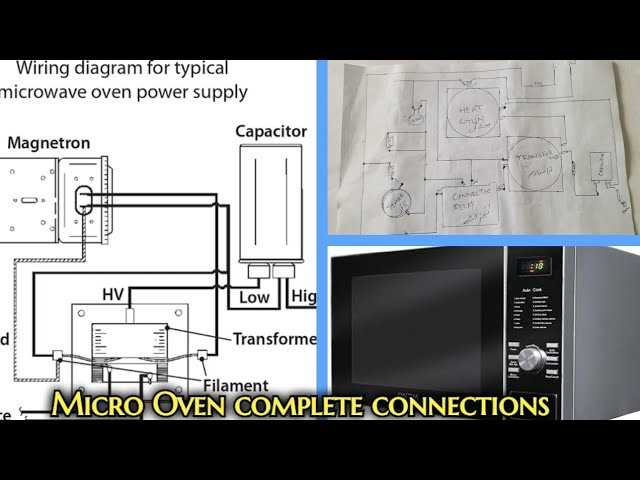 microwave oven wiring diagram