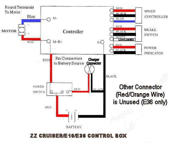 mobility scooter wiring diagram