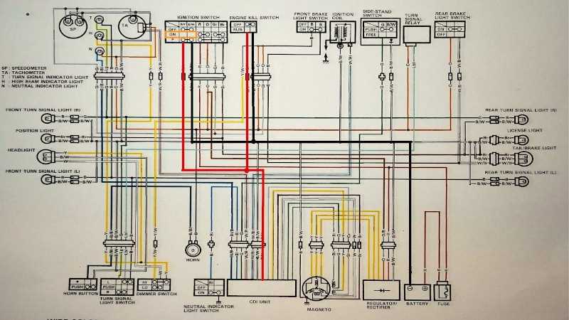 moped ignition wiring diagram