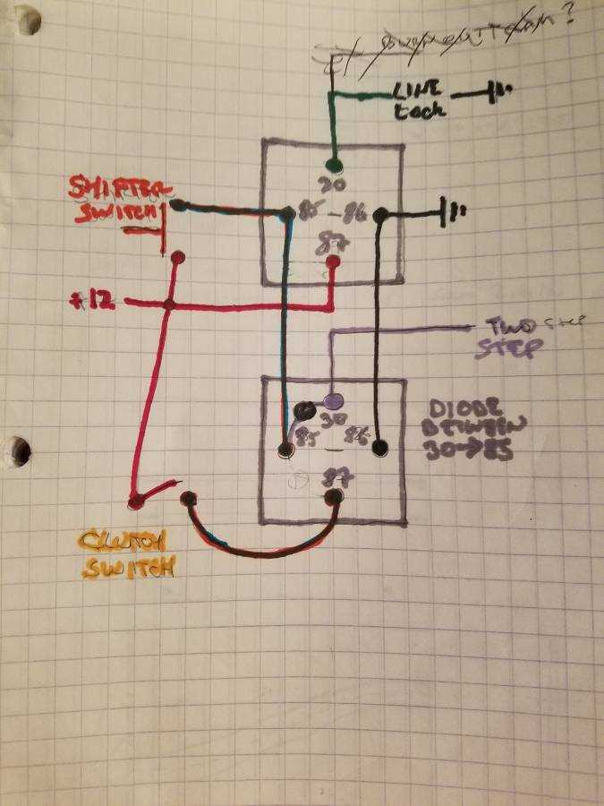 msd 2 step wiring diagram