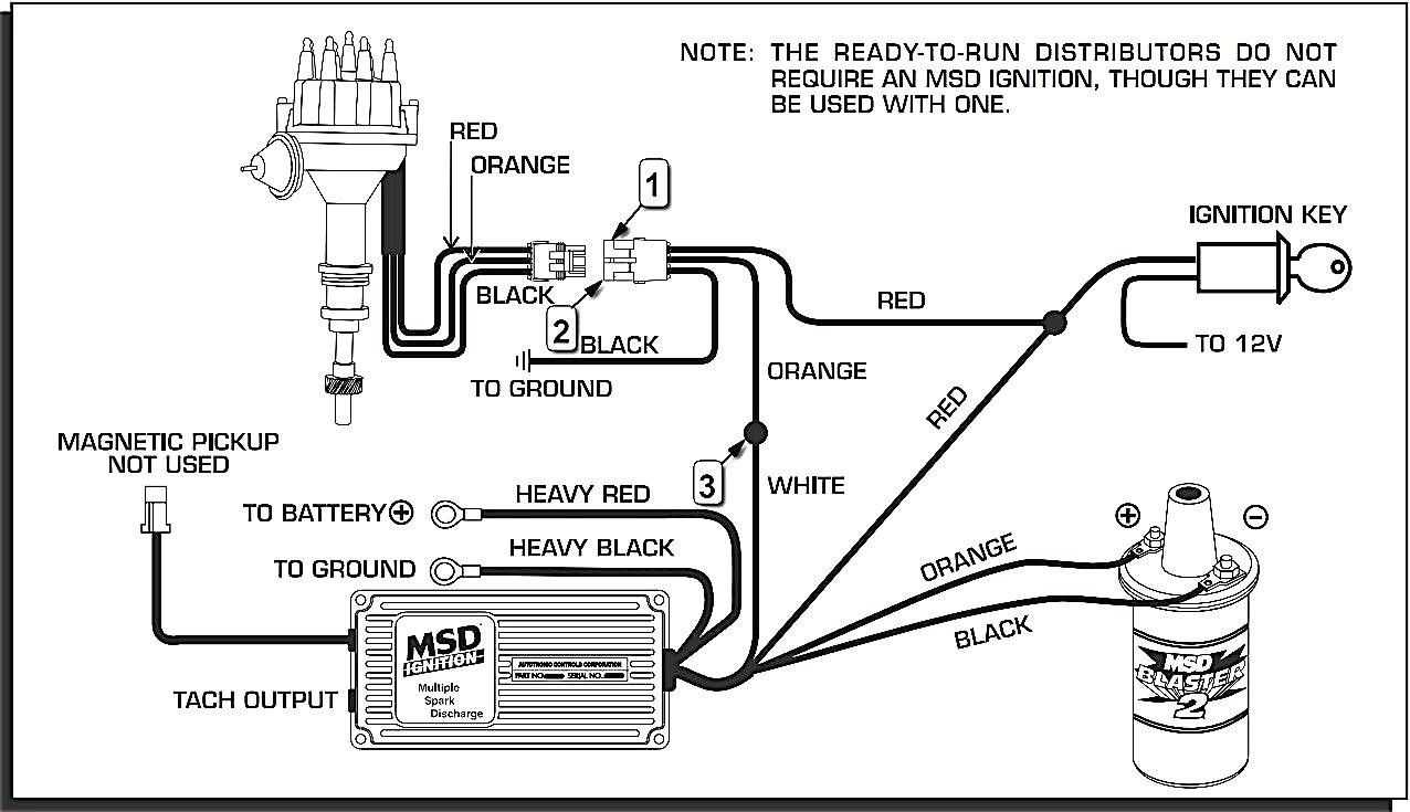 msd hei distributor wiring diagram