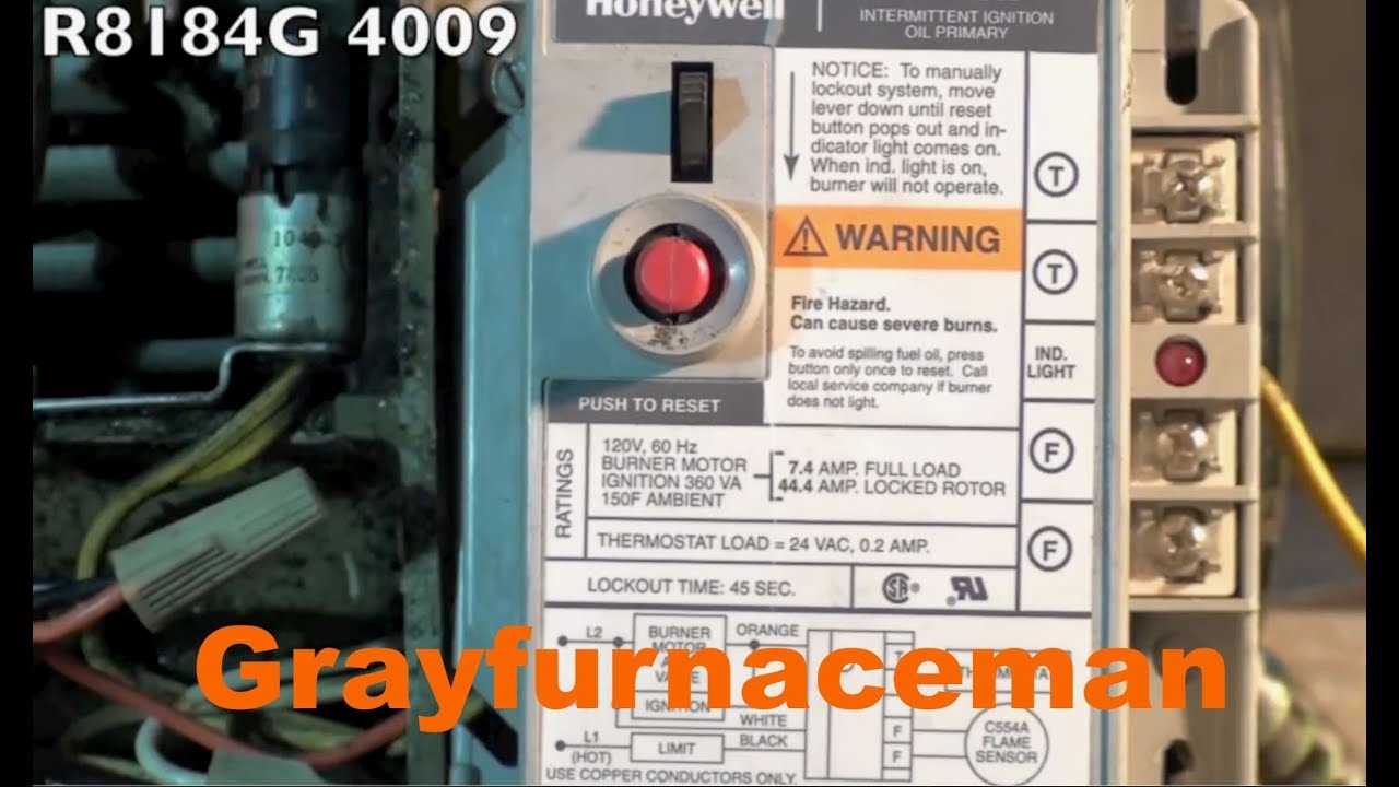 oil burner control wiring diagram