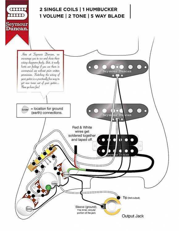 one humbucker wiring diagram