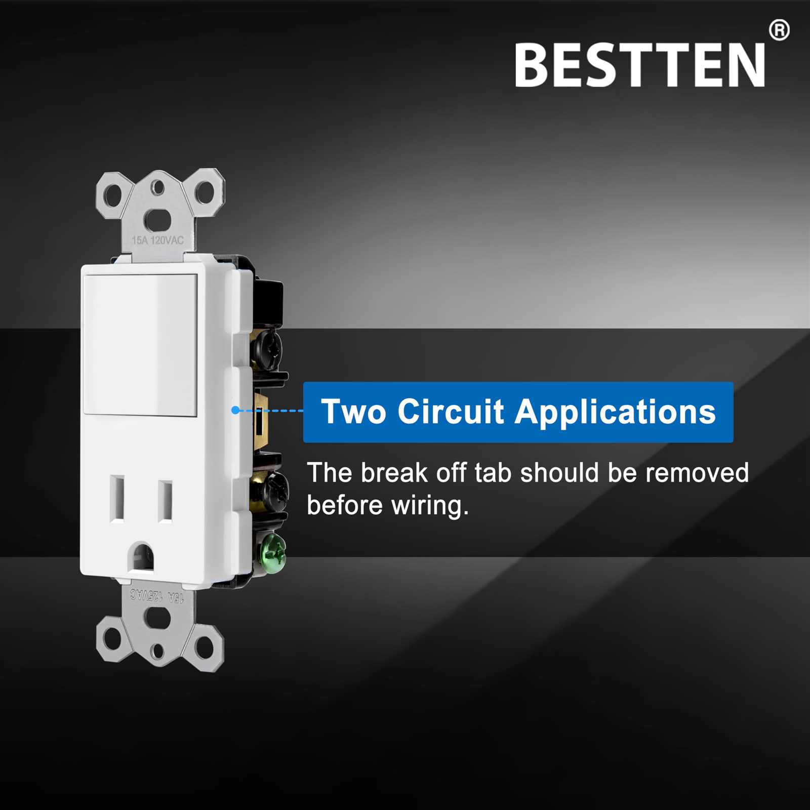 outlet switch combo wiring diagram